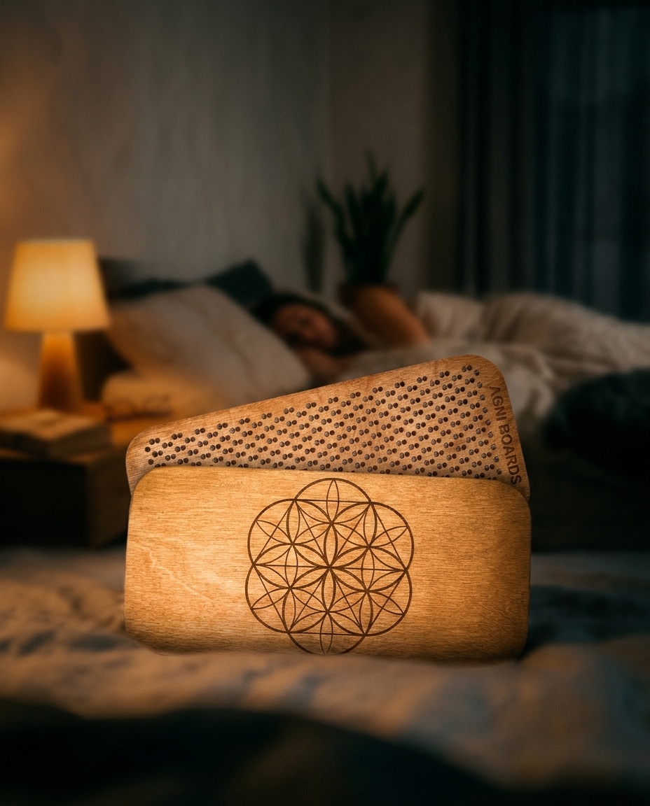 Acupressure board for stress relief